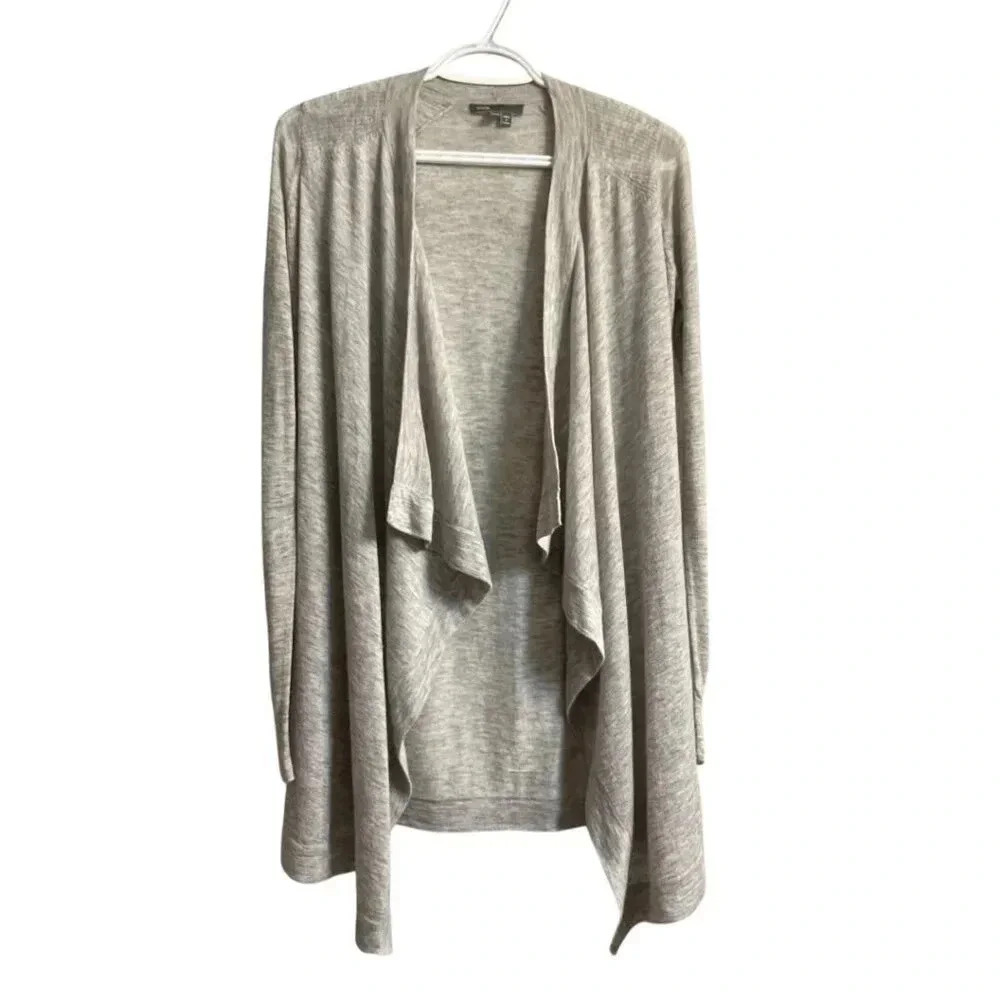 Vince Wool Cashmere Blend Open Front‎ Cardigan Women's Size XXS